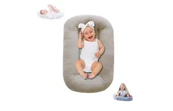 Inflatable Baby Seat for 3 Months&plus;&comma; Blow Up Infant Chair Toddler Floor Seats with Built in Air Pump for Sitting Up&comma; Bear