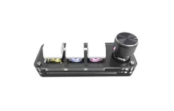 3 Keys 1 Knob Customizable Keyboard with RGB Colorful Backlight One Key Copy Paste Mini Keyboard