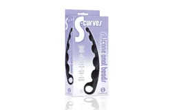 the 9" S Curves  Sil Anal Beads