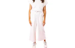 Entro Cropped Pants In White