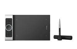 XPPen  Deco Pro M Wired Drawing Tablet - 9-inch Bluetooth Graphics Tablet 8 Customizable ExpressKeys Art Tablets with 2 Dials for Painting&comma; Drawing&comma; Virtual Teaching and Distance Learning