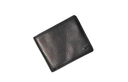 Will Leather Goods Men&apos;s Classic Bill Fold Wallet In Black