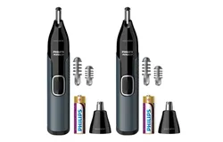 2x Philips Norelco Nose Trimmer 3000 for Nose&comma; Ears Eyebrows &num;NT3600&sol;62 &lpar;Black&rpar;