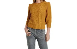 Another Love Priya Sweater In Ochre