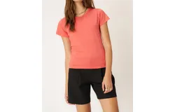 Project Social T You Got It Washed Baby Tee In Sunset Coral