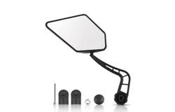 Bicycle Mirror Mini Rear View Mirror for Road Bicycles Unbreakable Rotatable Rearview Safety Side Handlebar Mirror