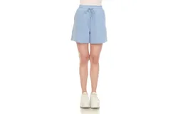 White Mark Women's Super Soft Drawstring Waistband Sweat Short