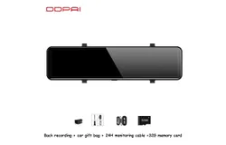 DDPaiE5 driving recorder car camera 2K ultra high-definition night vision rearview mirror dual-lens reversing image integrated&comma; extremely dark&comma; 32G card&comma; 24H monitoring line