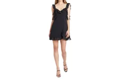 Amanda Uprichard Sonnet Mini Dress In Black