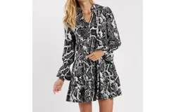 Jude Connally Tammi Dress In Python