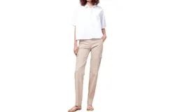 Avenue Montaigne Kool Signature Pants In Khaki