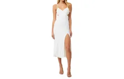 Saylor Harmonie Dress In White Sequin