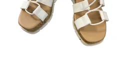 Yoki Women&apos;s Lace Up Sandal In White