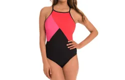 Amoressa High Neck One Piece Swimsuit In Amo Solitaire