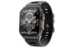 A70 Smartwatch for Men and Women&comma; Fitness Tracker&comma; Hundreds of Exercise Modes&comma; Waterproof&comma; Heart Rate Blood Pressure Sleep Monitoring for Android and iPhone&lpar;Black&rpar;