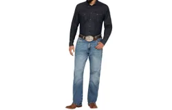 Wrangler Retro Relaxed Boot Jean In Andalusian Wash