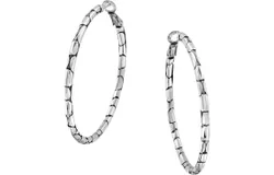 Brighton Women&apos;s Large Hoop Earrings In Silver