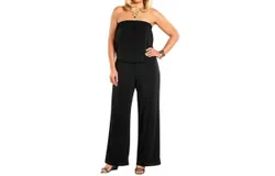 Always For Me Plus Size Quintessential Jumpsuit In Black