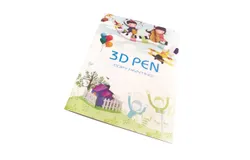 3D Pen Template Book For 3D Printing Pen Drawing Stencils 40 Drawing Pattern With a Free Transparent Template For Children DIY