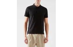 Atm Classic Jersey Polo In Black