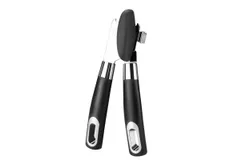 Manual can opener kitchen durable stainless steel heavy-duty can opener smooth edge can opener with multi-function bottle opener &lpar;thick handle C1 magnetic version&rpar;