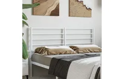 Metal Headboard White 53&period;1"