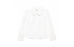 The Great. Women Hemmingway Top In White
