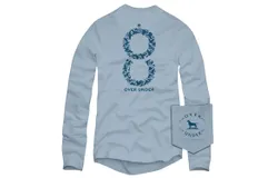 Over Under Men&apos;s Double Barrel Waterfowl Long Sleeve Tee In Skyride