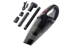 Handheld Car Vacuum Cleaner&comma; Cordless Rechargeable Mini High Suction Vacuum Cleaner with 4 Filters and Light &lpar;Black&rpar;