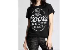 Recycled Karma Coors Banquet Beer 1873 Tee In Black