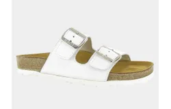Naot Santa Barbara Sandal In Soft White Leather