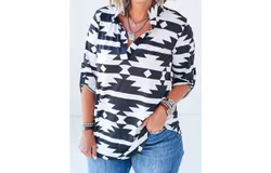 Heimish Usa Aztek Shirt In Black