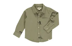 Me & Henry Boy&apos;s Atwood Woven Shirt In Dino Earth