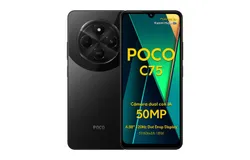Xiaomi Redmi Poco C75 4G LTE GSM (For Tmobile Mint Tello and Global) (256GB + 8GB) 50MP Triple Camera 6.88-inch Octa-core Unlocked (Global Black)-New