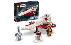LEGO Star Wars OBI-Wan Kenobi&apos;s Jedi Starfighter 75333 Building Toy Set - Features Minifigures&comma; Lightsaber&comma; Clone Starship from Attack of The Clones&comma; Great Gift for Kids&comma; Boys&comma; and Girls Ages 7&plus;