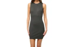 Staud Mercer Dress In Heather Grey