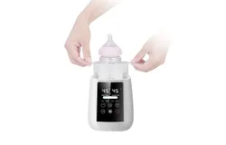 Bottle Warmer&comma; Baby Bottle Warmer 6-in-1 Fast Baby Food Heater&Thaw BPA-Free Milk Warmer with IMD LED Display Accurate Temperature Control for Breastmilk or Formula for Bottles