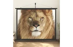 Projection Screen with Tripod 84" 4&colon;3