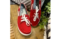 Gypsy Jazz Women&apos;s Sail Away Flat Shoe In Red