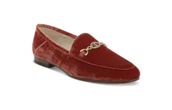 Sam Edelman Loraine Prima Bit Loafer In Canyon Orange Velvet