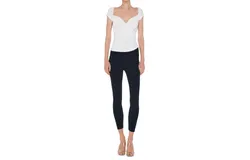 Norma Kamali Cap Sleeve Sweetheart In White