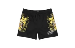 Ed Hardy Men&apos;s Crawling Tigers Short In Black