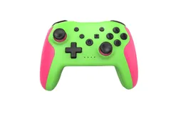 Switch controller joystick works with iOS&sol;Android&sol;PC-Switch Pro TURBO controller with wake-up programmable function upgrade vision &lpar;pink green&rpar;