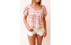 Saylor Inka Blouse In Multi