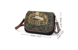 The Unicorn Is in Captivity And No Longer Dead Vintage Crossbody Bag for Women Medium Leather Hobo Bags Shoulder Bag Classic City Leather Satchels