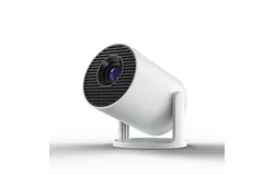 New hy300Pro mini barrel projector home 4K ultra high definition bedroom wall projector white