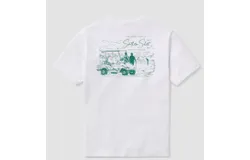 Southern Shirt Company Men&apos;s Stay The Course Short Sleeve Tee In Bright White