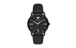 Emporio Armani Men&apos;s Three-Hand Leather Watch -AR11573