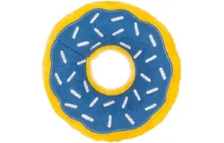 Hanukkah Dog Toys Chanukah Holiday Themed Soft Plush Squeaker Fun Kelev Play &lpar;7" Donut&rpar;