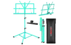 5 Core Music Stand Adjustable 57" Desktop Book Stands Sheet Holder All Metal Portable Bookstand